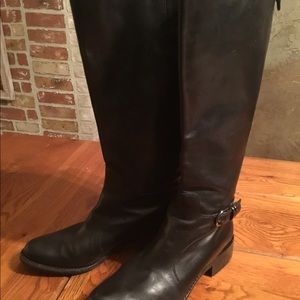 VIA SPIGA Leather Tall Riding Boot Sz 9M